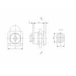  Почтовые замки Замок мебельный ЗП-14 (артикул 0100) цена в розницу 83 ру  замок.su (изображение №5)