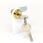  Почтовые замки Замок мебельный 16 мм 90° цвет золотой (артикул 0001 GL) цена в розницу 81 ру  замок.su (изображение №5)