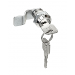 Почтовые замки Изогнутый ригель Замок мебельный 20 мм 90° ригель изогнут на 10 мм (артикул 0017) цена в розницу 67 ру  замок.su (изображение №3)