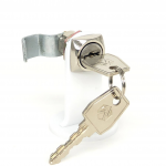  Почтовые замки Замок мебельный 0802  20/90° ригель изогнут на  9 мм, L-37 мм (артикул 0051H9L37) цена в розницу 116 ру  замок.su (изображение №4)