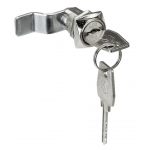 Почтовые замки 0802 Замок мебельный 0802  20/180° ригель изогнут на  10мм (артикул 0066) цена в розницу 95 ру  замок.su (изображение №3)