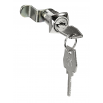  Почтовые замки Замок мебельный 0802  20/90° ригель изогнут на  15 мм (артикул 0058) цена в розницу 95 ру  замок.su (изображение №3)