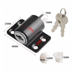  Замки для витрин Замок для раздвижных дверей (витрин, окон) (артикул NEVZ1) цена в розницу 347 ру замок.su (изображение №6)