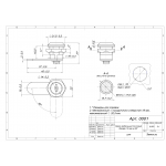  Почтовые замки Замок мебельный 16 мм 90° цвет золотой (артикул 0001 GL) цена в розницу 81 ру  замок.su (изображение №7)