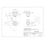 Почтовые замки Мастер Замок мебельный 16 мм 90° мастер CN (артикул 0002 CN) цена в розницу 61 ру  замок.su (изображение №3)