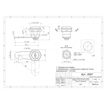  Почтовые замки Замок мебельный 16 мм 90° ригель с вырезом мастер (артикул 0007) цена в розницу 61 ру  замок.su (изображение №3)