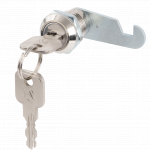 Почтовые замки Ригель с вырезом Замок мебельный 20 мм 90° ригель с вырезом (артикул 0013) цена в розницу 67 ру  замок.su (изображение №3)