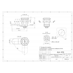 Почтовые замки Замок мебельный 20 мм 90° ригель изогнут на  5 мм (артикул 0016) цена в розницу 67 ру  замок.su (изображение №3)