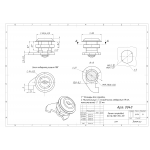  Почтовые замки Замок мебельный EU 16/180° KH-113 (артикул 0040) цена в розницу 78 ру  замок.su (изображение №8)