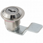 Почтовые замки Изогнутый ригель Замок мебельный EU 20/90° н/в ригель изогнут на 10мм (артикул 0048) цена в розницу 45 ру  замок.su (изображение №2)