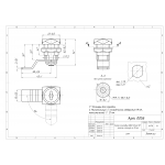 Почтовые замки 0802 Замок мебельный 0802  20/90° ригель изогнут на  10 мм (артикул 0056) цена в розницу 95 ру  замок.su (изображение №4)