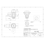  Почтовые замки Замок мебельный ЕвроБокс 20/90° н/в изогнутый на 5мм мас.сис. (артикул 0093) цена в розницу 165 ру  замок.su (изображение №2)
