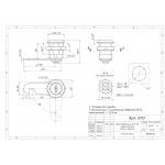  Почтовые замки Замок мебельный 20 мм 90° корпус пластик ригель с вырезом (артикул 0313) цена в розницу 51 ру  замок.su (изображение №7)
