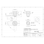  Почтовые замки Замок мебельный 16 мм 90° корпус пластик (артикул 0330) цена в розницу 51 ру  замок.su (изображение №6)