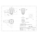 Почтовые замки Изогнутый ригель Замок мебельный 0802  20/90° н/в 3 кл. ригель изогнут на  5мм (артикул 0355) цена в розницу 136 ру  замок.su (изображение №3)