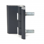 Петли мебельные для металлических шкафов  Плоские (накладные листовые) Петля 082 C 50х50 М6 черная (71g). (0532) (артикул CL2262-50) цена в розницу 117 ру  замок.su (изображение №3)