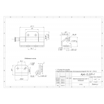  Петли мебельные для металлических шкафов  Петля EZ 237-1 стальная (артикул CL237-1) цена в розницу 20 ру  замок.su (изображение №4)