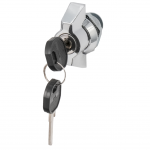  Щитовые замки Замок мебельный MS 408-1 хром (артикул 0192) цена в розницу 434 ру  замок.su (изображение №1)