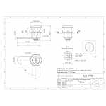  Почтовые замки Замок мебельный 20 мм 90° мастер N (артикул 0012 N										) цена в розницу 64 ру  замок.su (изображение №3)