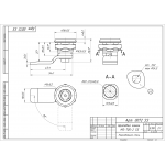  Щитовые замки Замок мебельный MS-705-2 нерж. сталь (артикул 0072 SS) цена в розницу 388 ру  замок.su (изображение №4)