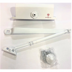 Фурнитура Дверные доводчики Доводчик EZ- 80кг, белый (артикул 0751) цена в розницу 2228 ру  замок.su (изображение №2)