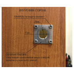 Мебельные замки Для металла Замок мебельный ЕвроБокс 4221 90° н/в мас.сис.																														 (артикул 0187) цена в розницу 210 ру  замок.su (изображение №8)