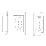  Электронные замки Замок мебельный электронный КМ-905 (артикул 0412) цена в розницу 675 ру  замок.su (изображение №12)