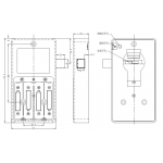  Электронные замки Замок мебельный электронный КМ-905 (артикул 0412) цена в розницу 675 ру  замок.su (изображение №13)