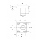  Мебельные замки Замок мебельный 138 пк золото (артикул 0150) цена в розницу 75 ру  замок.su (изображение №5)