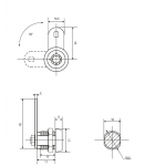  Почтовые замки Замок торцевой 2188-17 мм 90° ключ трубчатый мастер (0124) (артикул 2188-17 KA) цена в розницу 129 ру  замок.su (изображение №4)
