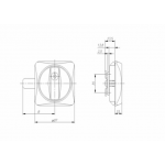 Мебельные замки Ригельные Мебельный замок ЗМ 053 ригельный изогнут мастер (артикул 0245) цена в розницу 242 ру  замок.su (изображение №2)
