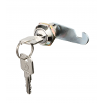  Почтовые замки Замок мебельный 16 мм 90° ригель с вырезом (артикул 0003) цена в розницу 64 ру  замок.su (изображение №3)