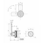  Щитовые замки Замок MS-705-101 (артикул 0271) цена в розницу 41 ру  замок.su (изображение №6)