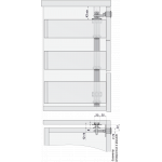  Мебельные замки Замок мебельный 288-500, штырьевой на 3 ящика (артикул 0167) цена в розницу 149 ру  замок.su (изображение №3)