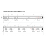 Направляющие 45 мм Направляющие шариковые п/в 45х900мм (1,0*1,0*1,2) (артикул 0610) цена в розницу 740 ру  замок.su (изображение №2)
