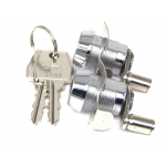  Мебельные замки Замок мебельный ЕвроБокс 20/179° н/в ригельный (парные) (артикул 0189) цена в розницу 189 ру  замок.su (изображение №2)