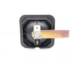 Мебельные замки Ригельные Замок мебельный ригельный типа F90 ручка хром (артикул 0242) цена в розницу 242 ру  замок.su (изображение №3)