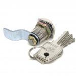 Почтовые замки Изогнутый ригель Замок мебельный 0802  20/90° 3 кл. ригель изогнут на  10мм (артикул 0356) цена в розницу 136 ру  замок.su (изображение №5)