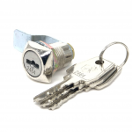 Почтовые замки Изогнутый ригель Замок мебельный 0802  20/90° 3 кл. ригель изогнут на  10мм (артикул 0356) цена в розницу 136 ру  замок.su (изображение №6)