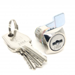 Почтовые замки Изогнутый ригель Замок мебельный 0802  20/90° 3 кл. ригель изогнут на  10мм (артикул 0356) цена в розницу 136 ру  замок.su (изображение №3)