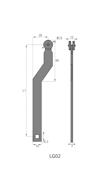  Ригели для замков Тяга LG02 (артикул 0892) цена в розницу 275 ру  замок.su (изображение №2)