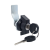  Щитовые замки Замок мебельный MS-4088-1 KD /цв. черный/ (артикул 4088-1 KD C) цена в розницу 213 ру  замок.su (изображение №3)