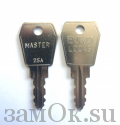 Замки Euro Locks Ключ мастер для замка С559 и 0801 (артикул MAS\S25A/98) цена в розницу 880 ру  замок.su (изображение №1)