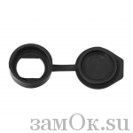  Фурнитура Крышка для замка 19 х 16,5 мм черная (артикул 0221) цена в розницу 68 ру замок.su (изображение №1)