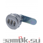  Кодовые замки Замок мебельный кодовый 6017-20CH, цвет хром (артикул 6017-20CH) цена в розницу 255 ру замок.su (изображение №1)