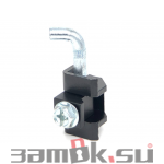  Петли мебельные для металлических шкафов  Петля угловая EZ 097-2.5 (артикул 2300-1) цена в розницу 80 ру  замок.su (изображение №1)