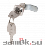 Почтовые замки Изогнутый ригель Замок мебельный 0802  20/180° 3 кл. ригель изогнут на  5мм (артикул 0364) цена в розницу 131 ру  замок.su (изображение №1)