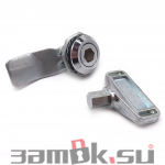  Щитовые замки Замок мебельный MS 705-9 с шестигранным ключом изогнутый ригель (артикул 0709) цена в розницу 0 ру  замок.su (изображение №1)