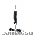 Щитовые замки Замок мебельный MS-1848-3KA/P (ригель изогнутый /+8 мм/, треугольный ключ) (артикул 0993 KA/P) цена в розницу 705 ру замок.su (изображение №1)