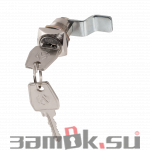 Почтовые замки 0802 Замок мебельный 0802  20/180° ригель изогнут на  10мм (артикул 0066) цена в розницу 91 ру  замок.su (изображение №1)